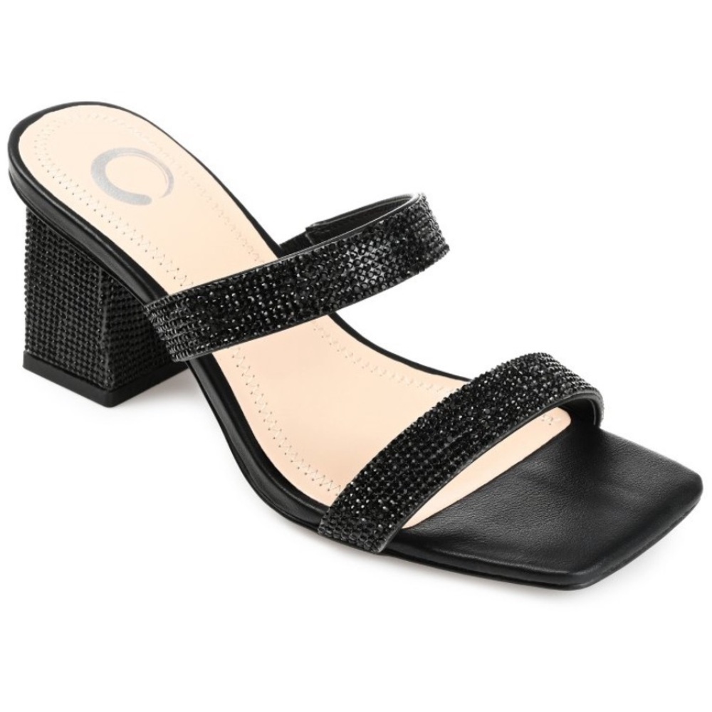 Journee Collection Womens Shandee Tru
Comfort Foam Rhinestone Detail new